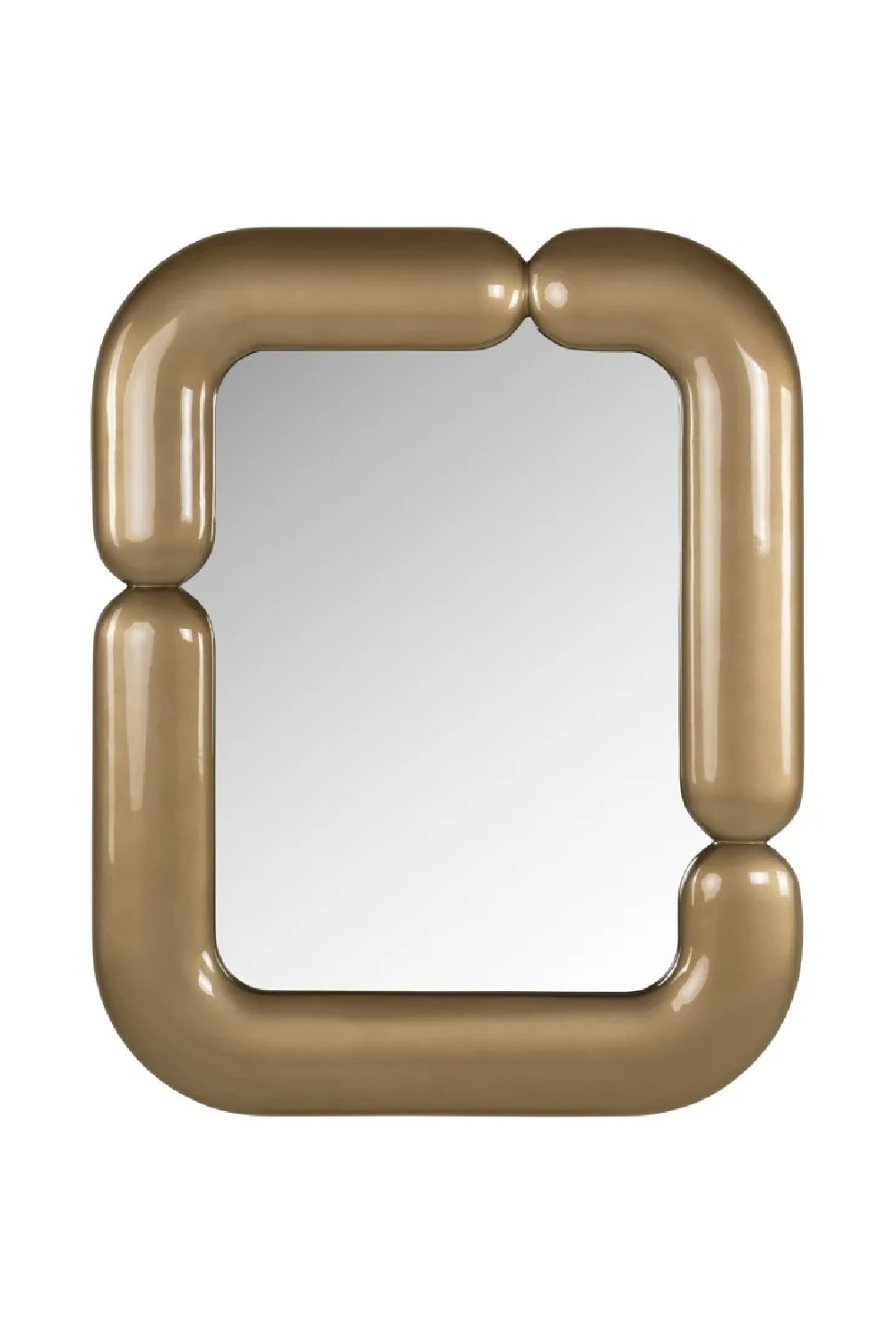 Glossy Gold Mirror | Richmond Interiors Aubry | Oroa.com