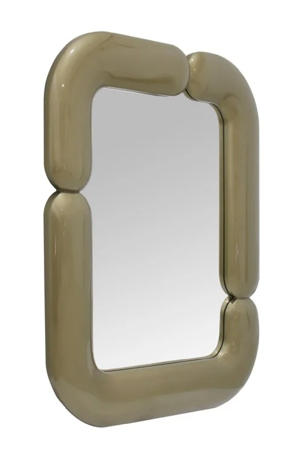 Glossy Gold Mirror | Richmond Interiors Aubry | Oroa.com
