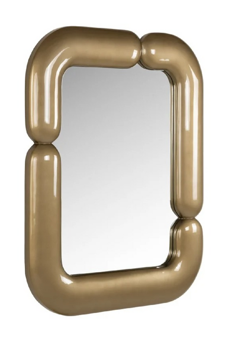 Glossy Gold Mirror | Richmond Interiors Aubry | Oroa.com