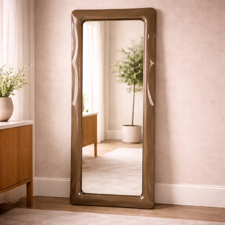   Brown Floor Mirror | Oroa.com