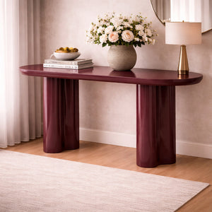   Glossy Fiberglass Console Table | Oroa.com