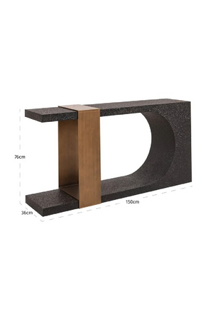 Iron Modern Console Table | Richmond Interiors Bazel | Oroa.com