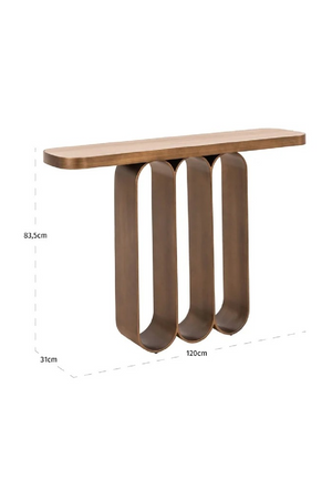 Glazed Ceramic Console Table | Richmond Interiors Locarno | Oroa.com