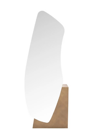 Brushed Gold Base Mirror | Richmond Interiors Mayla | Oroa.com