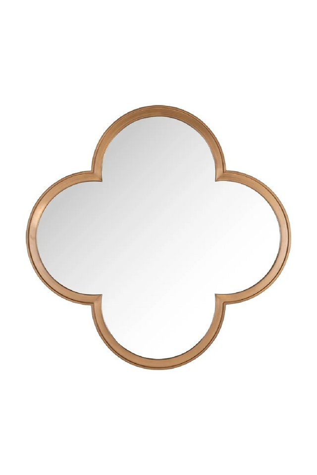 Clover-Shaped Gold Mirror | Richmond Interiors Lowen | Oroa.com