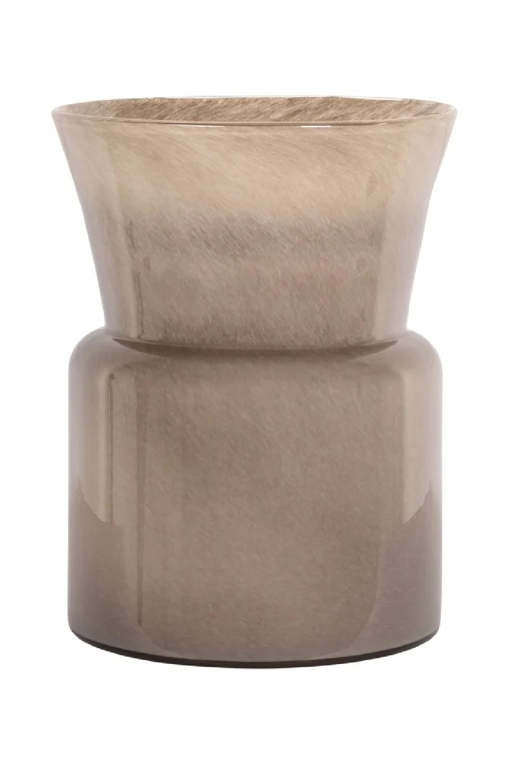 Brown Sculptural Glass Vase | Richmond Interiors Milo | Oroa.com