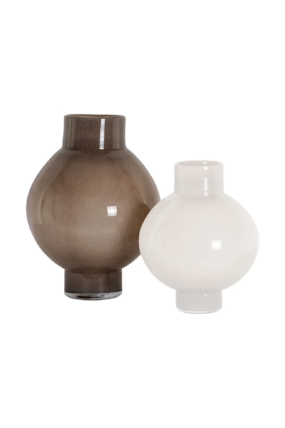 Round Brown Glass Vase | Richmond Interiors Celina | Oroatrade.com