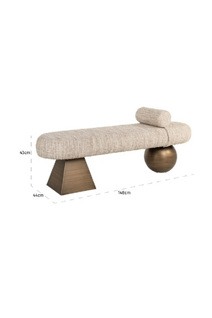 Geometrical Base Bench | Richmond Interiors Geneva | Oroa.com