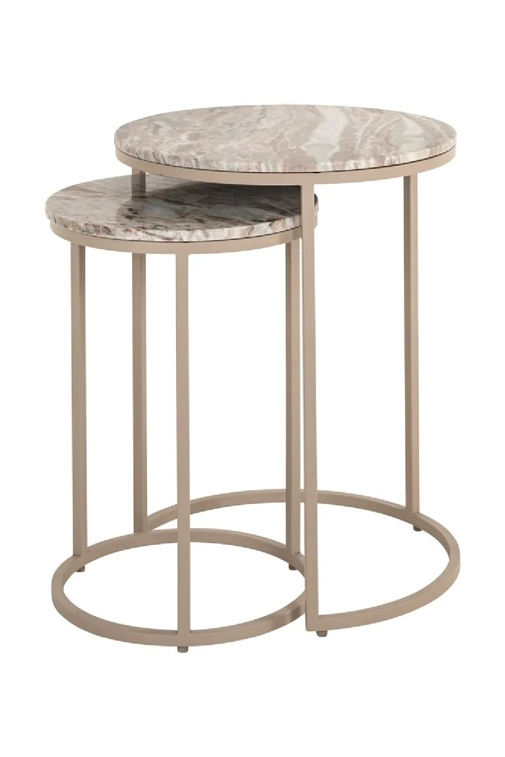 Marble Nested End Tables (2) | Richmond Interiors Fairfax | Oroa.com
