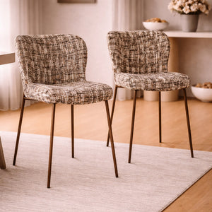   Upholstered Dining Chair Set (2) | Oroa.com