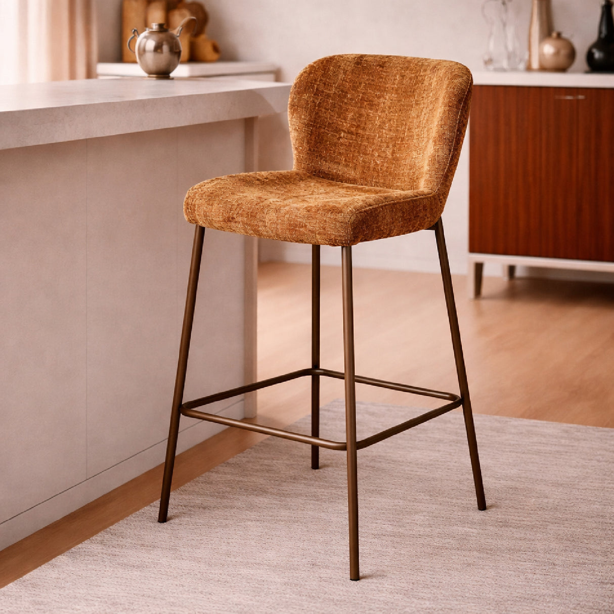   Upholstered Counter Stool | Oroa.com