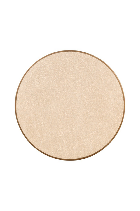 Beige Porcelain Pedestal End Table | Richmond Interiors Selly | Oroa.com