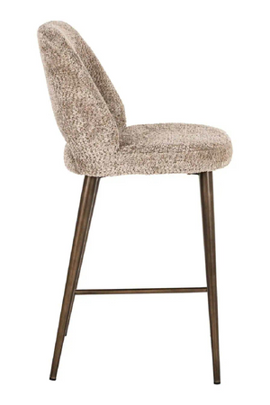 Beige Cut-Out Counter Stool | Richmond Interiors Delphine | Oroa.com