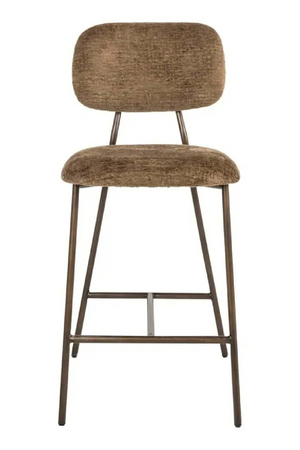 Brown Fabric Counter Stools (2) | Richmond Interiors Xenia | Oroa.com