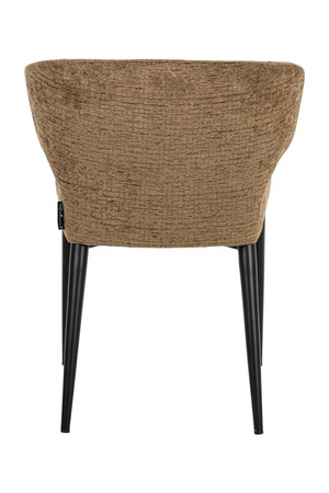 Brown Curved Back Dining Chair | Richmond Interiors Taylor | Oroa.com