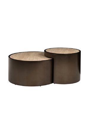 Steel Framed Nested Coffee Tables (2) | Richmond Interiors Ronson | Oroa.com