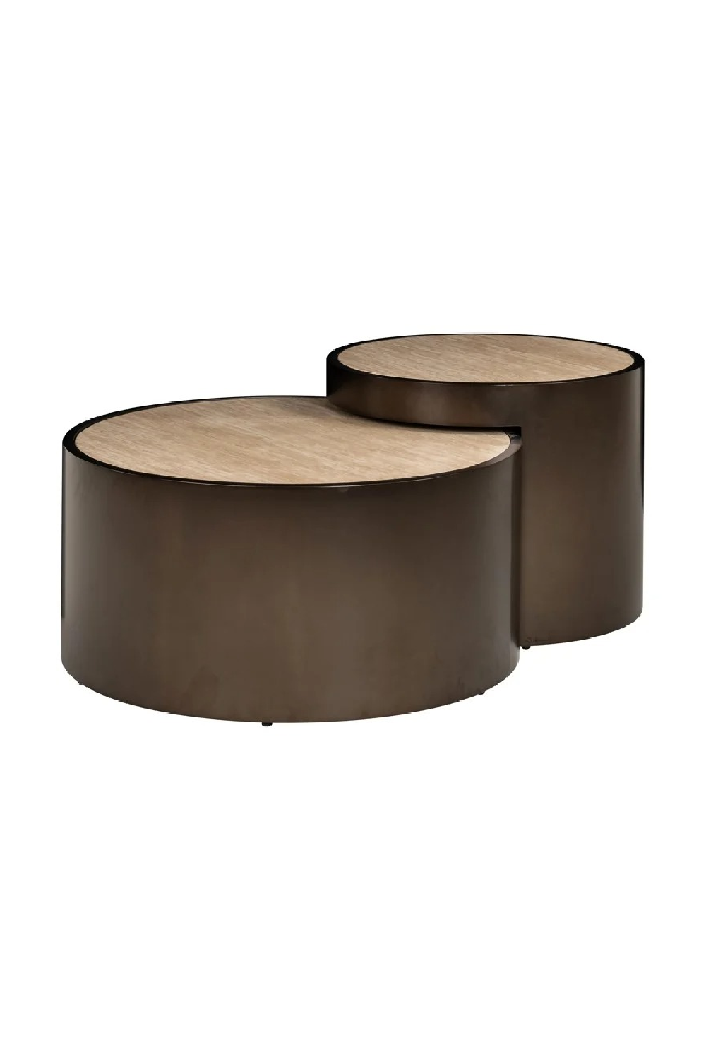Steel Framed Nested Coffee Tables (2) | Richmond Interiors Ronson | Oroa.com