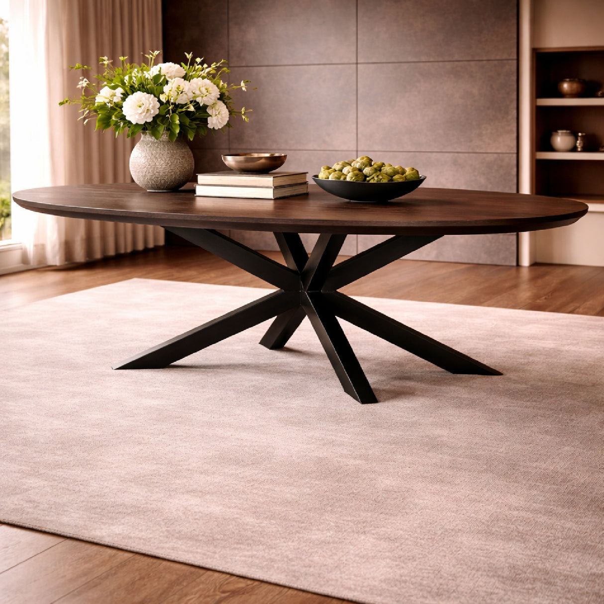   Oval Oak Dining Table | Oroa.com