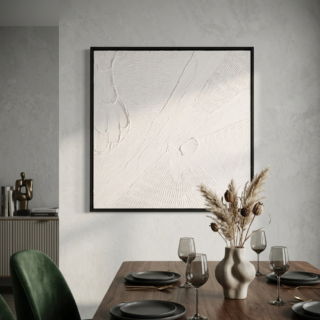   White Minimalist Wall Art | Oroa.com