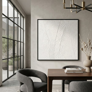   White Textured Wall Art | Oroa.com