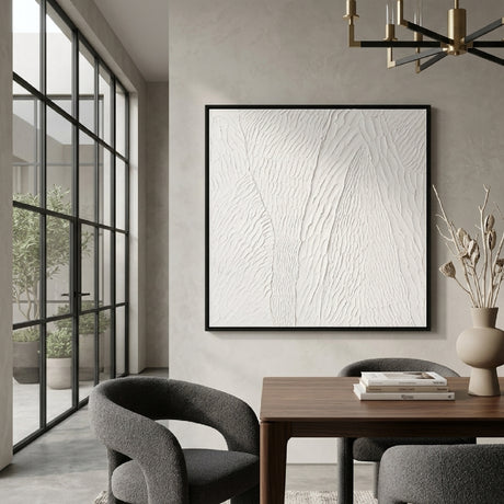   White Textured Wall Art | Oroa.com