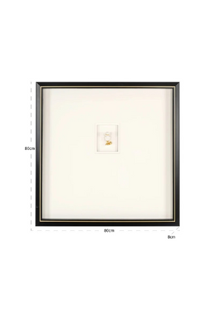 White Framed Sculpture Wall Art | Richmond Interiors Hanna | Oroa.com