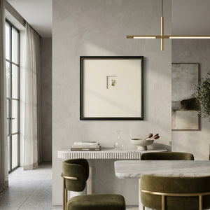  White Framed Sculpture Wall Art | Oroa.com