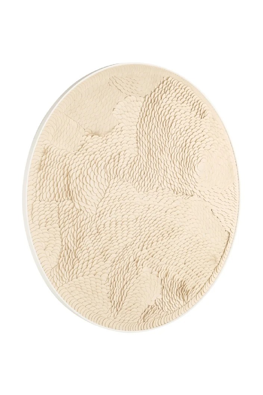 White Round Wall Art | Richmond Interiors Flow | Oroa.com
