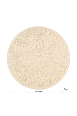 White Round Wall Art | Richmond Interiors Flow | Oroa.com