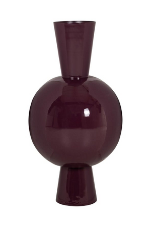 Red Conical Sphere Vase | Richmond Interiors Arvine | Oroa.com