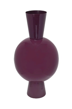 Red Conical Sphere Vase | Richmond Interiors Arvine | Oroa.com