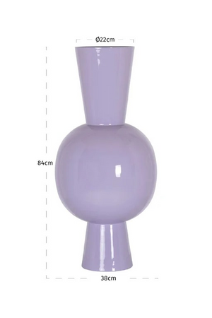 Purple Double Conical Sphere Vase | Richmond Interiors Arline | Oroa.com