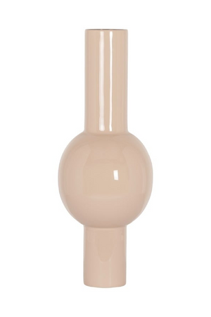 White Tubular Enamel Vase | Richmond Interiors Novee | Oroa.com
