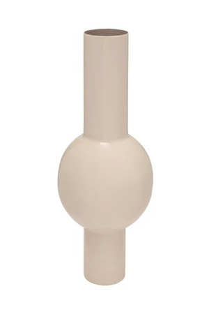 White Tubular Enamel Vase | Richmond Interiors Novee | Oroa.com