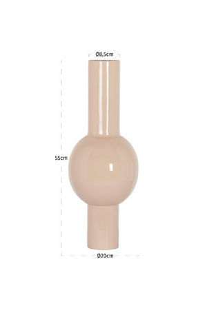 Blue Tubular Enamel Vase | Richmond Interiors Novar | Oroa.com