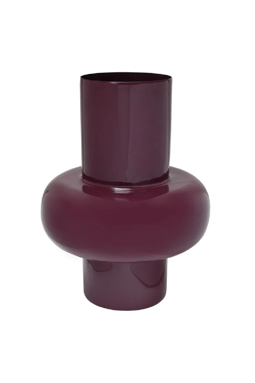 Glossy Burgundy Vase | Richmond Interiors Ashlyn | Oroa.com