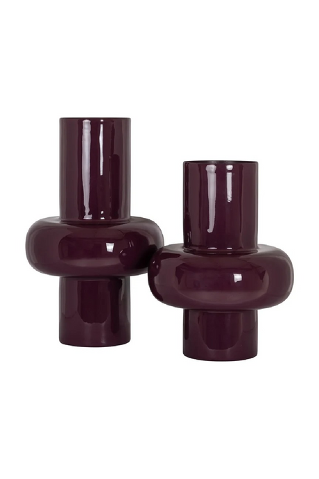 Glossy Burgundy Vase | Richmond Interiors Ashlyn | Oroa.com