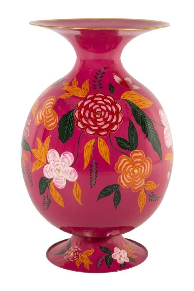 Pink Floral Vase | Richmond Interiors Anicia | Oroa.com