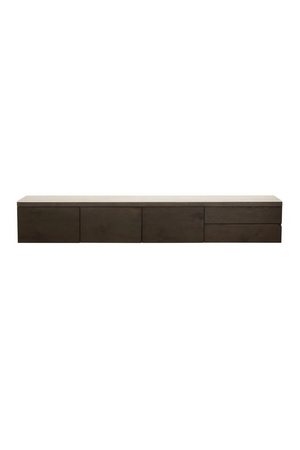 Brown Oak 3-Door TV Cabinet | Richmond Interiors Lachance | Oroa.com