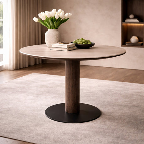   Brown Oak Bistro Table | Oroa.com