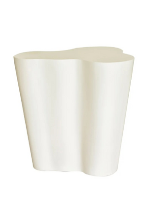 White Organic Indoor/Outdoor End Table | Richmond Interiors Urban Bloom | Oroa.com