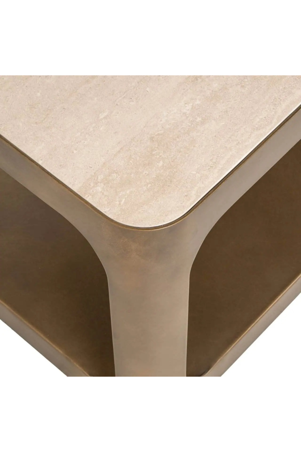 Iron Framed Open TV Cabinet | Richmond Interiors Claridge | Oroa.com