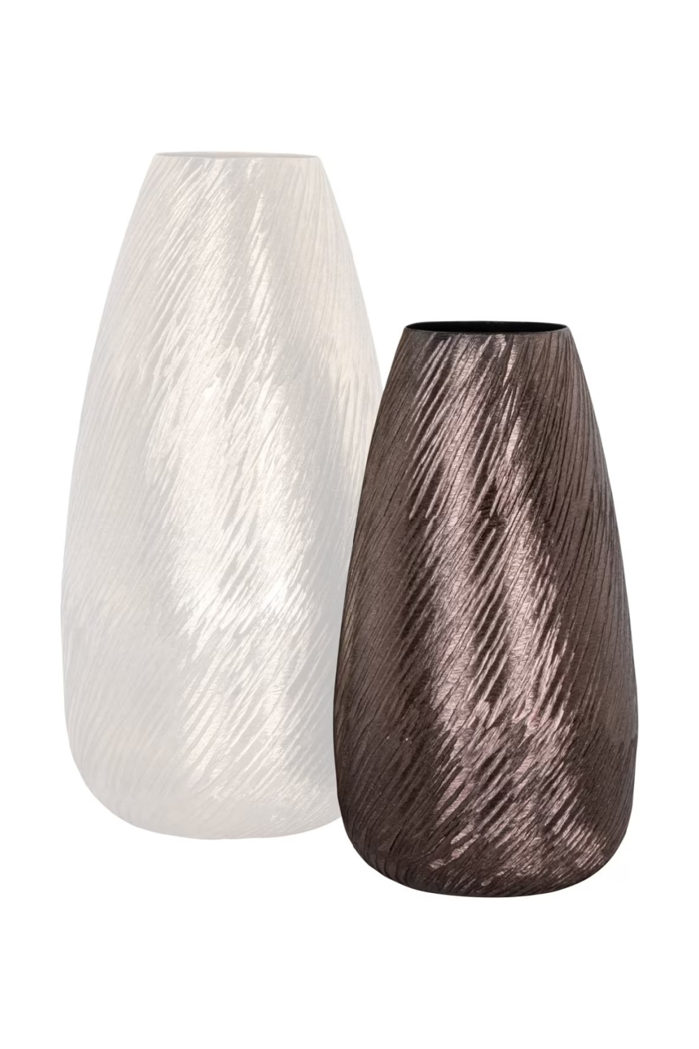 Bronze Aluminum Long Vase | Richmond Interiors Riza | Oroa.com