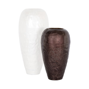   Dark Brown Aluminum Vase | Oroa.com
