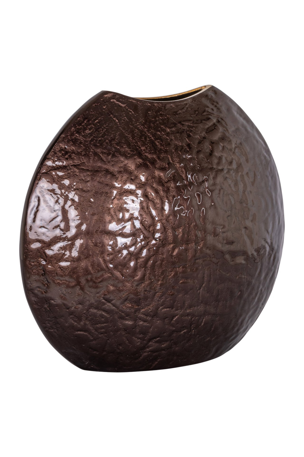 Dark Brown Textured Vase | Richmond Interiors Jony | Oroa.com