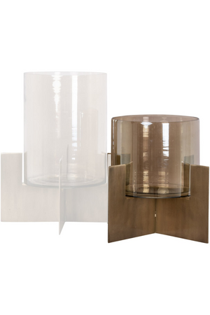 Gold Cruciform Candle Holder | Richmond Interiors Resa | Oroa.com