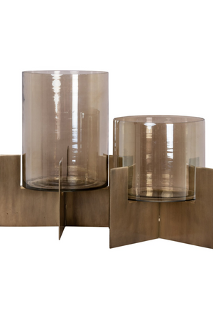 Gold Cruciform Candle Holder | Richmond Interiors Resa | Oroa.com