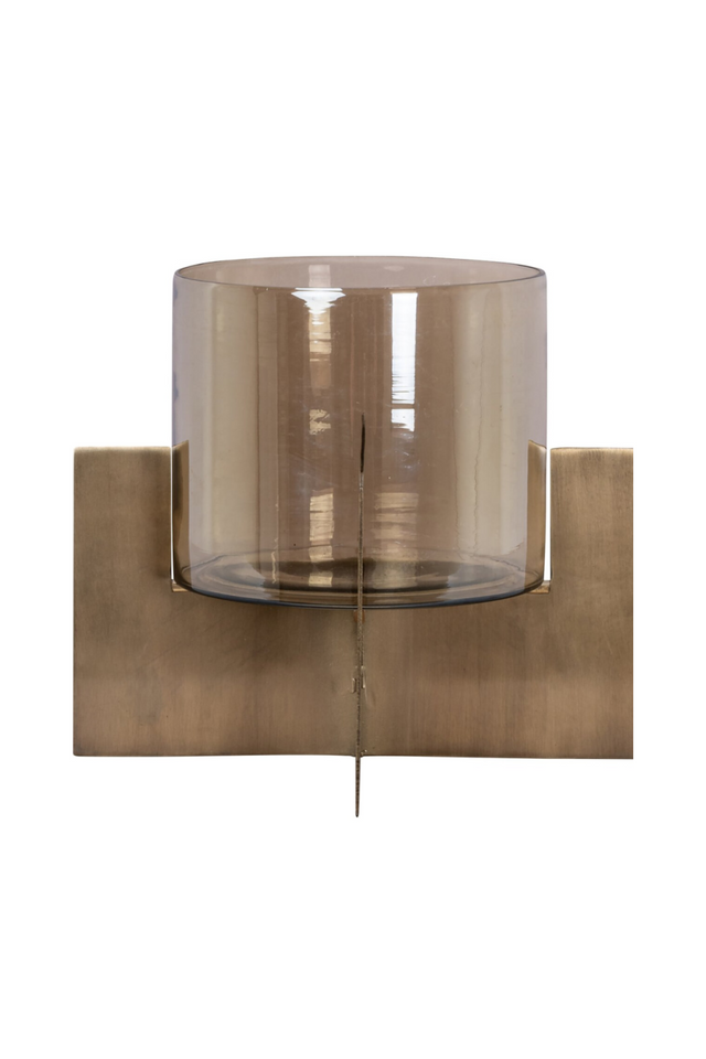 Gold Cruciform Candle Holder | Richmond Interiors Resa | Oroa.com