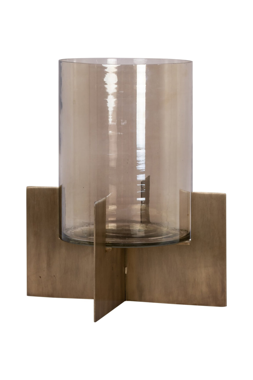 Gold Cruciform Candle Holder | Richmond Interiors Resa | Oroa.com