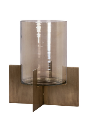 Gold Cruciform Candle Holder | Richmond Interiors Resa | Oroa.com